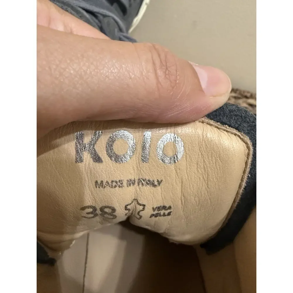 Koio Primo Roccia High Top Sneaker Women’s 38 Made In Italy USA 7.5
